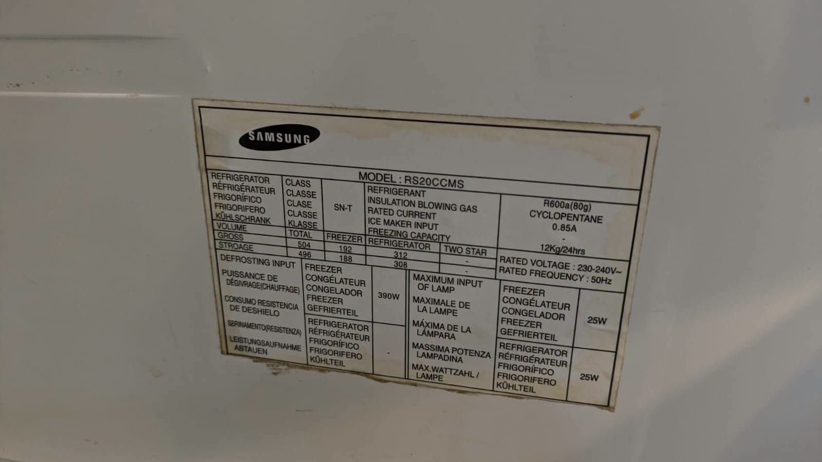 Samsung Double door Fridge