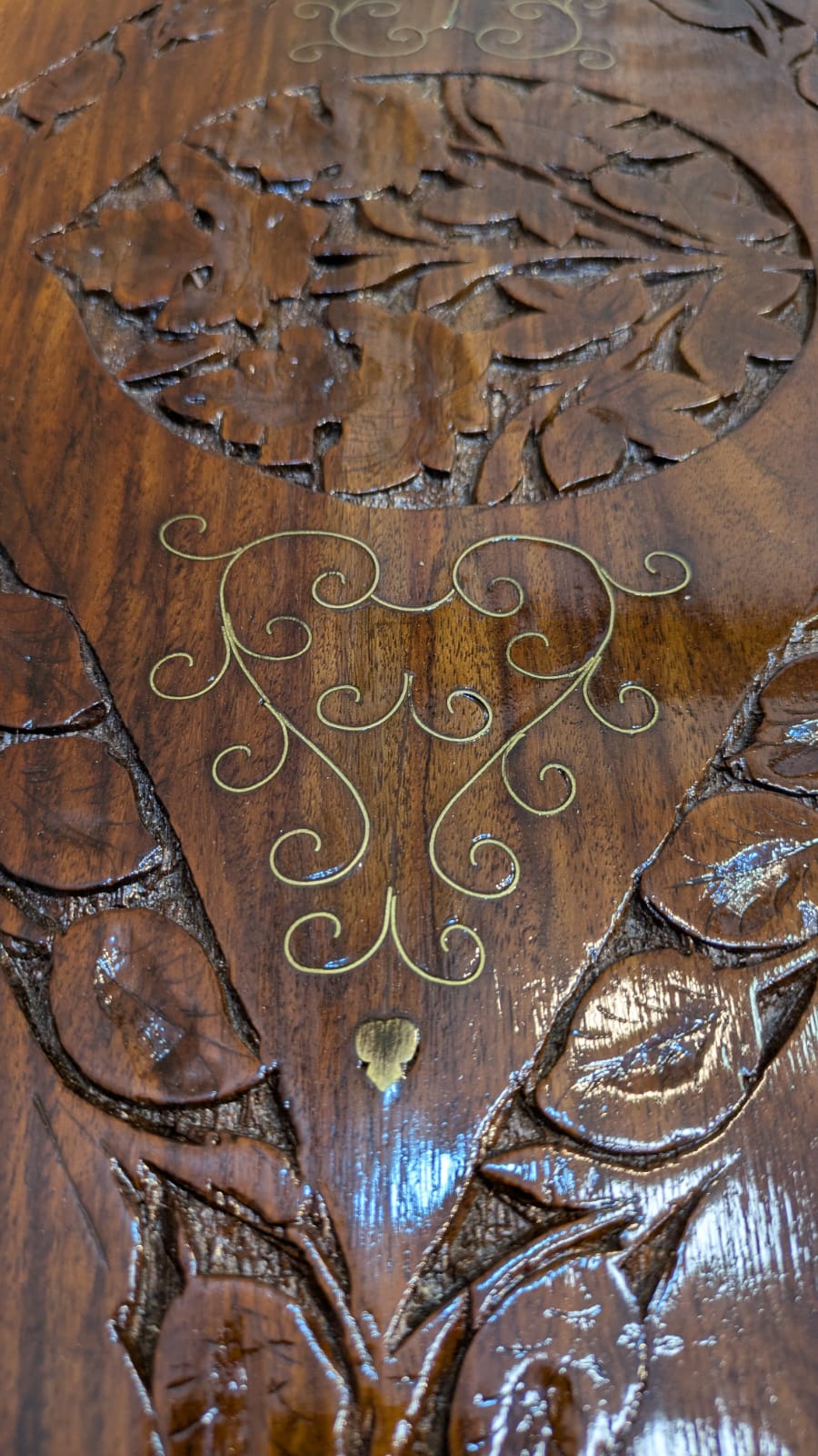 Solid Sheesham Wood Nesting Table