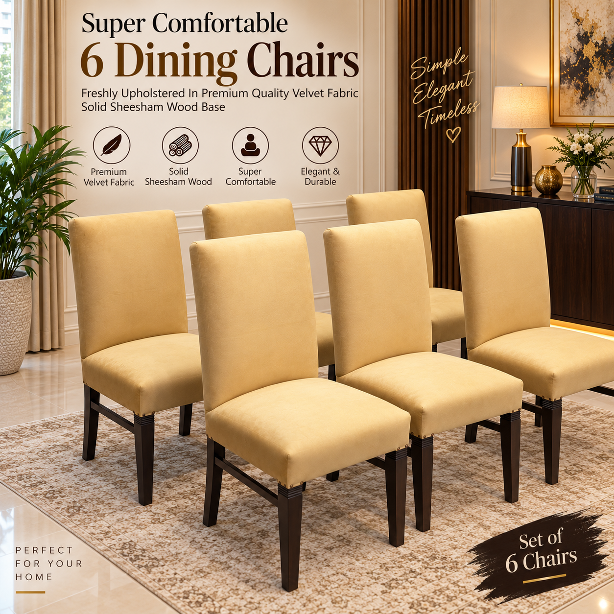 6 Dining Chairs