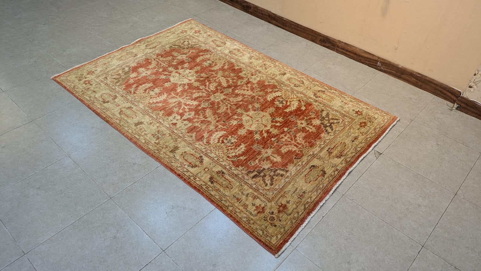 Vintage Afghanistan Chobee Hand Knotted Carpet
