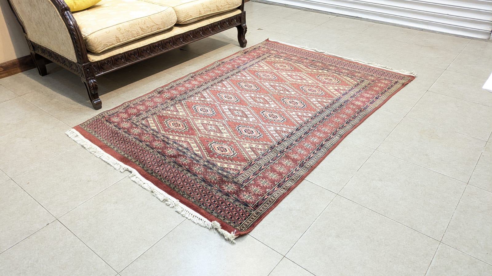 Vintage PAK Jaldar Hand Knotted Carpet