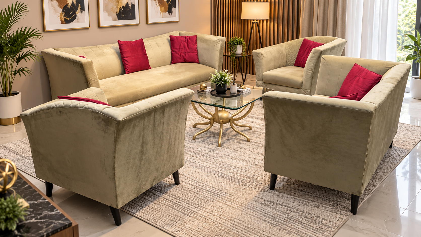 7 SEATER SOFA SET