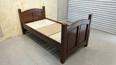 Oak Wood Single Bed