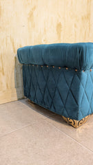 Beautiful 2 Seater Chesterfield Ottoman