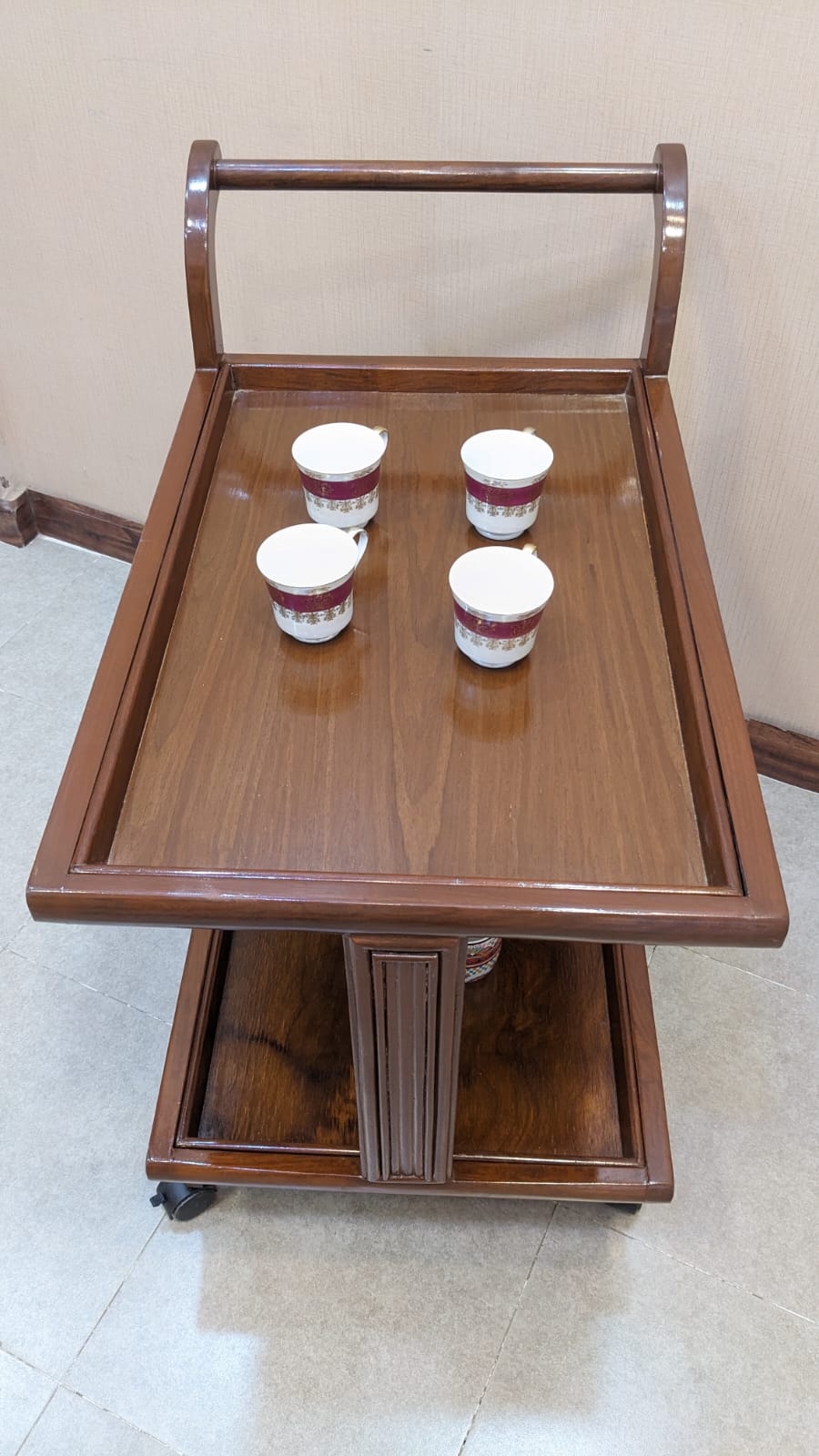 Sheesham Wood Tea Trolley