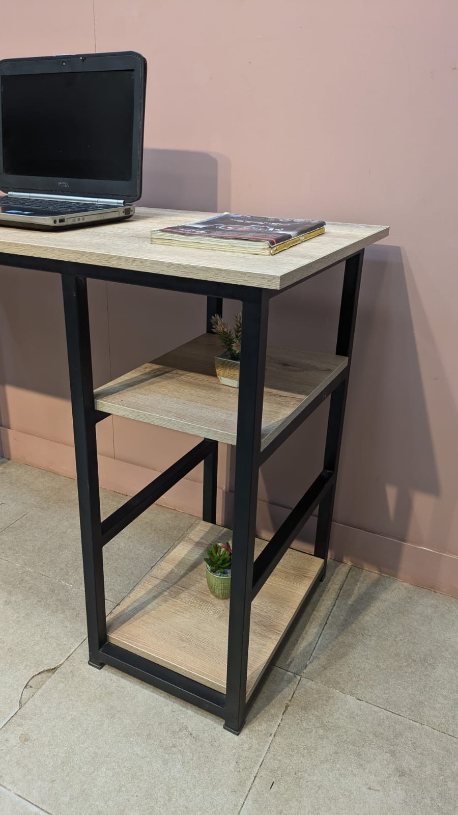 MODERN INDUSTRIAL-STYLE STUDY & COMPUTER DESK