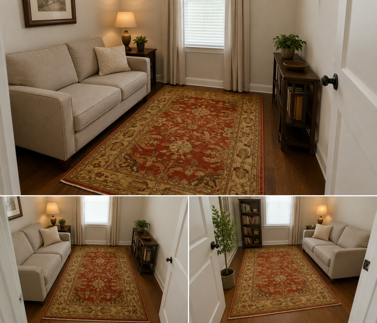 Vintage Afghanistan Chobee Hand Knotted Carpet