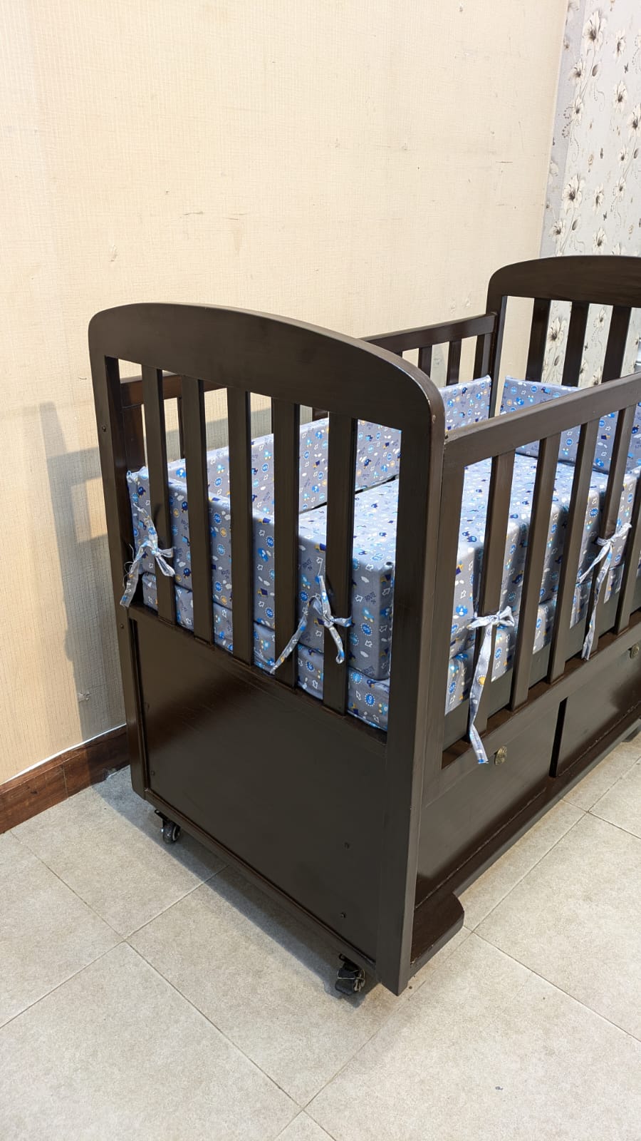 Baby Cot with Mattress