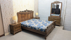 SHEESHAM WOOD KING SIZE BEDROOM SET