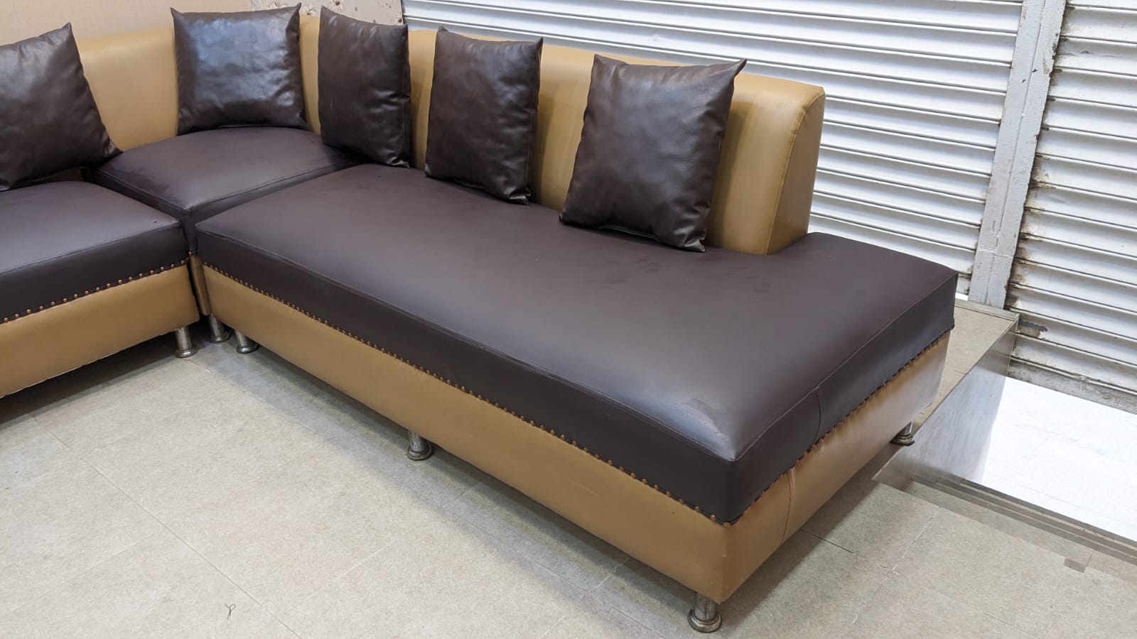 7 Seater L Shape Sofa Set