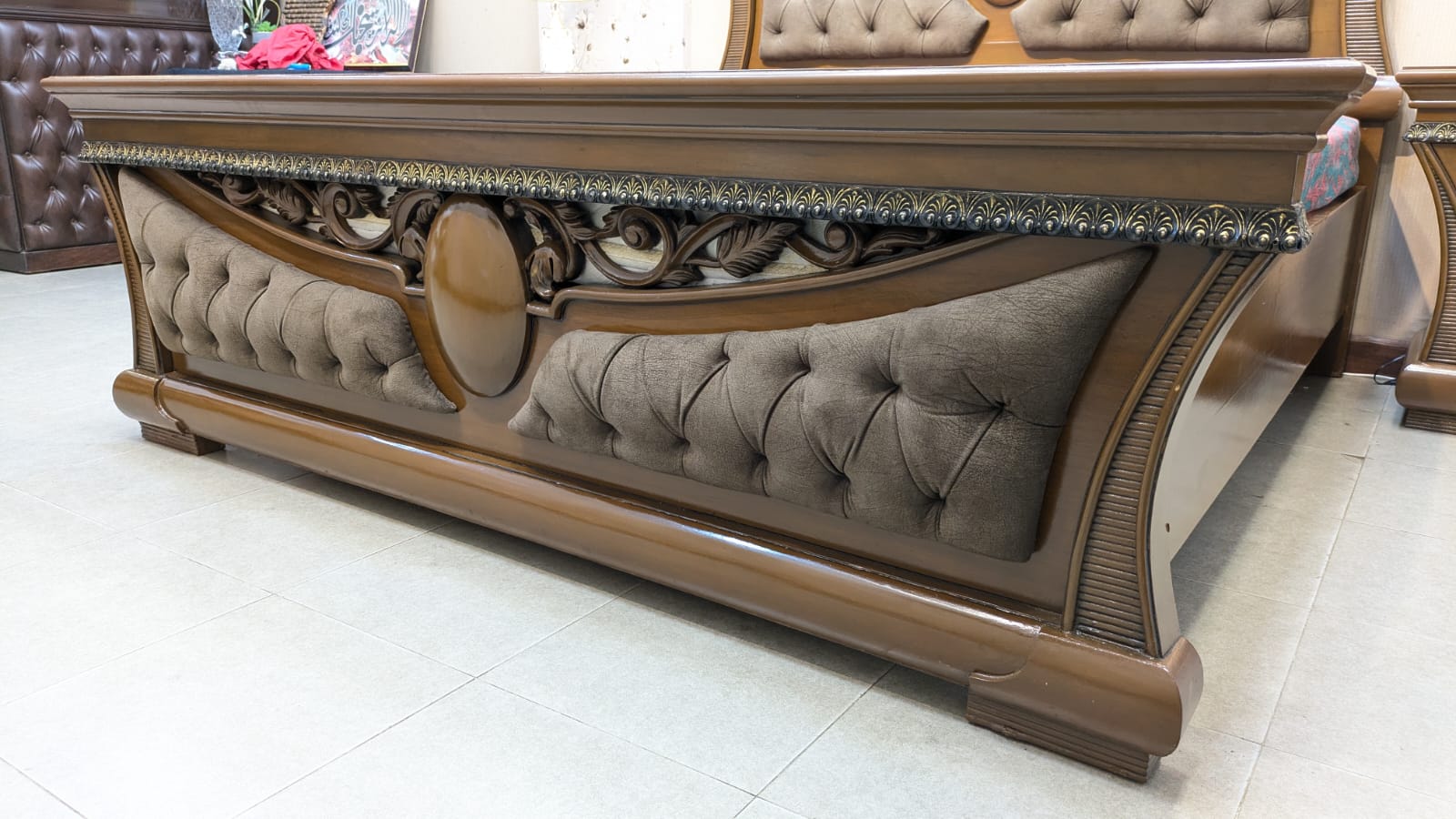 King Size Bed Set with Spring Air Mattress