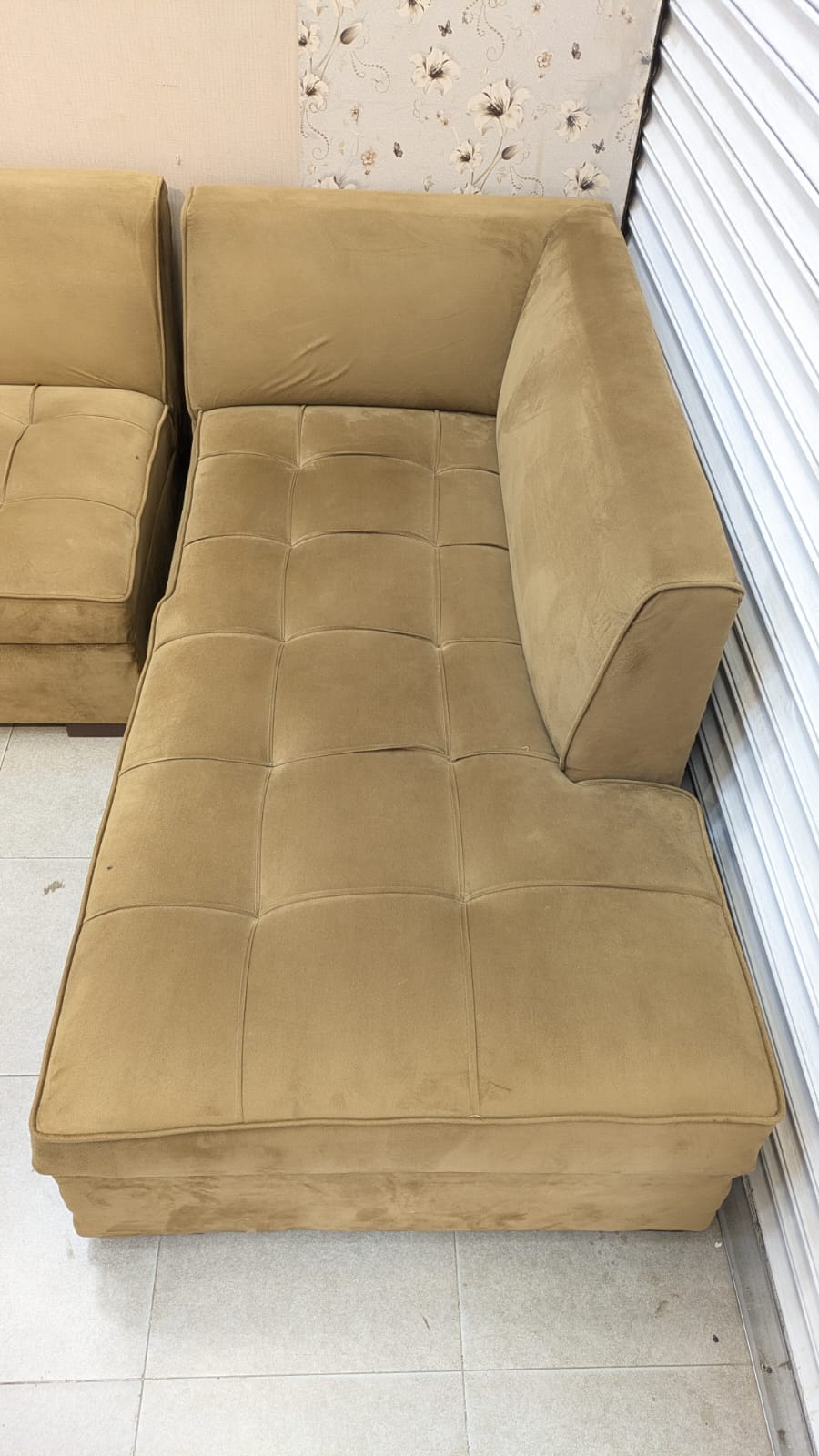 6 Seater L Shape Sofa Set