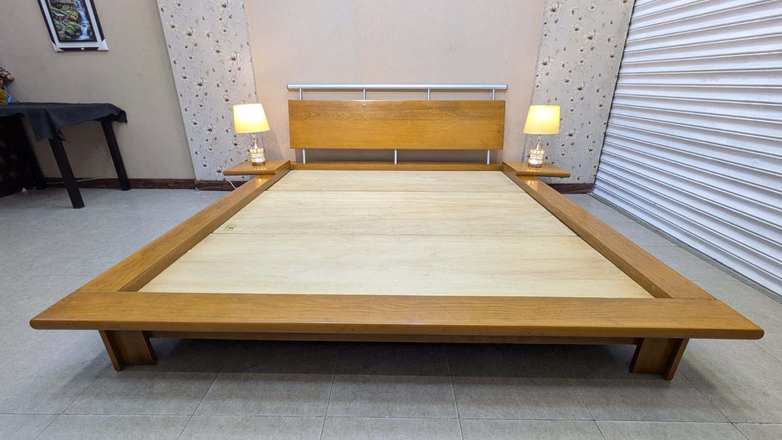 Habitt King Size Bed with Foam Mattress