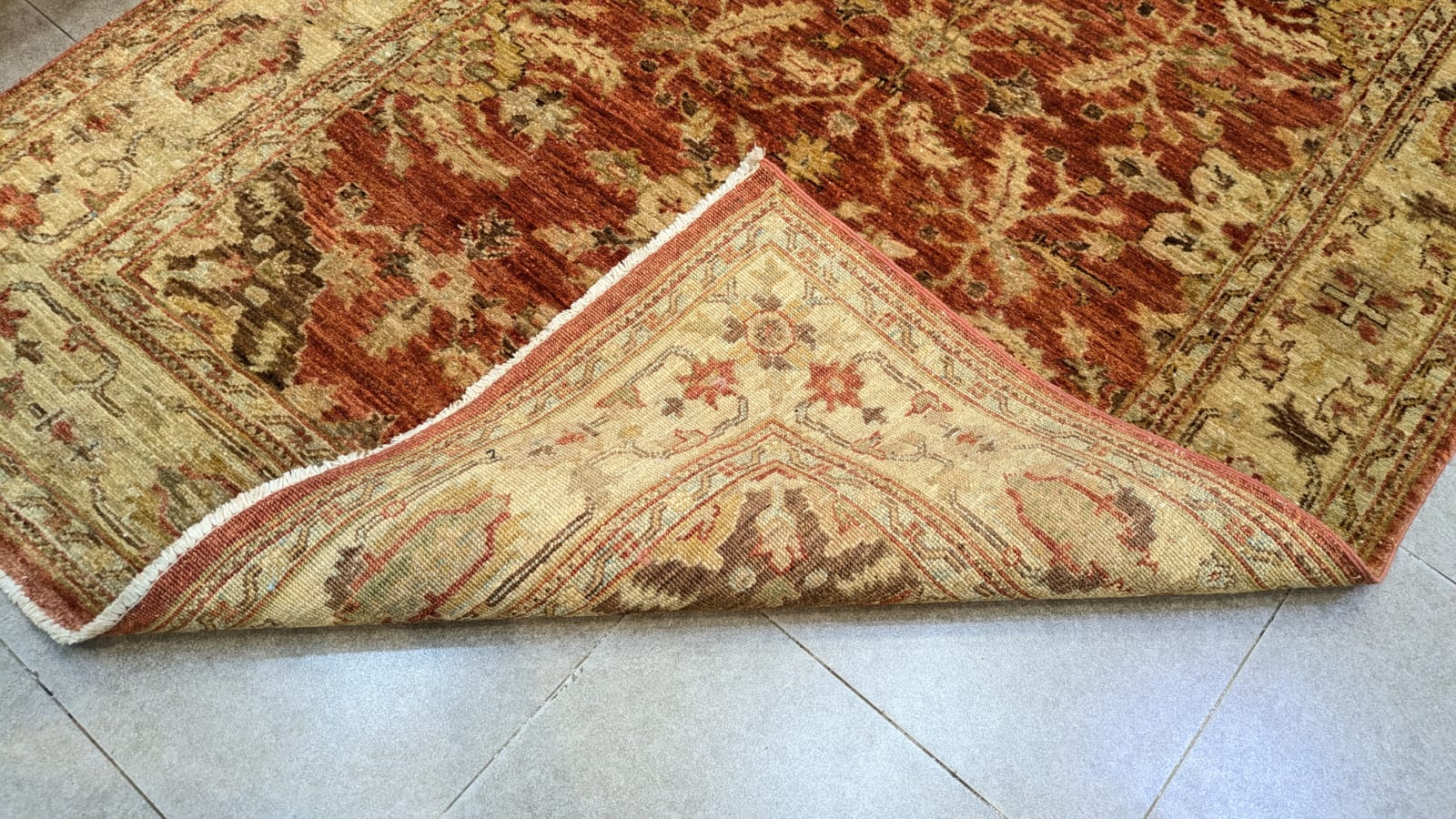 Vintage Afghanistan Chobee Hand Knotted Carpet