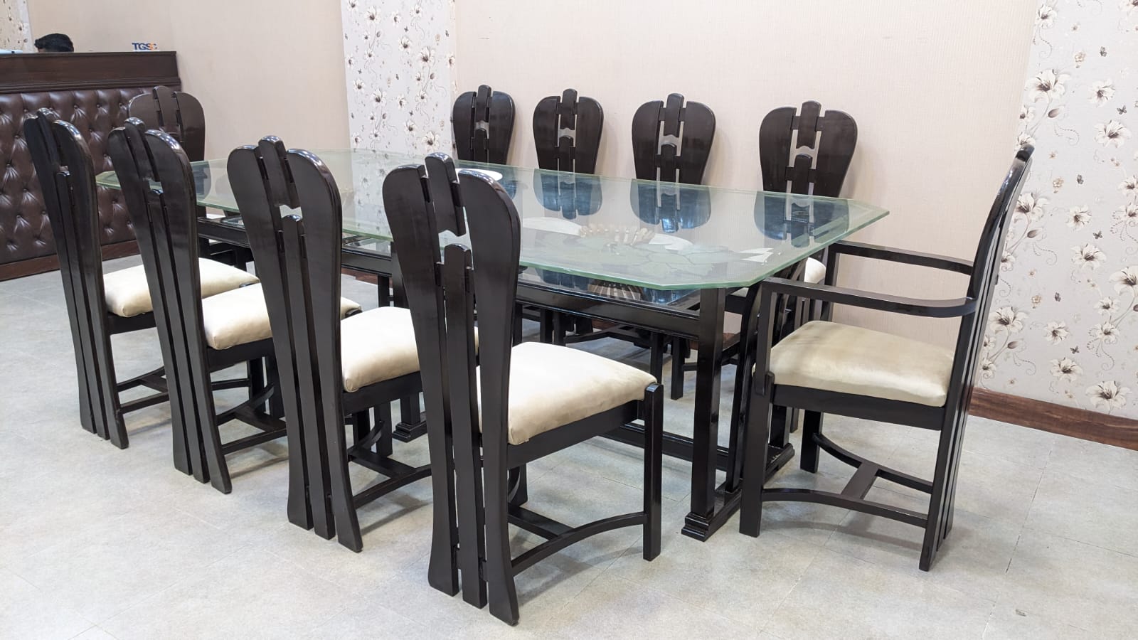 Sheesham Wood 10 Seater Dining Table