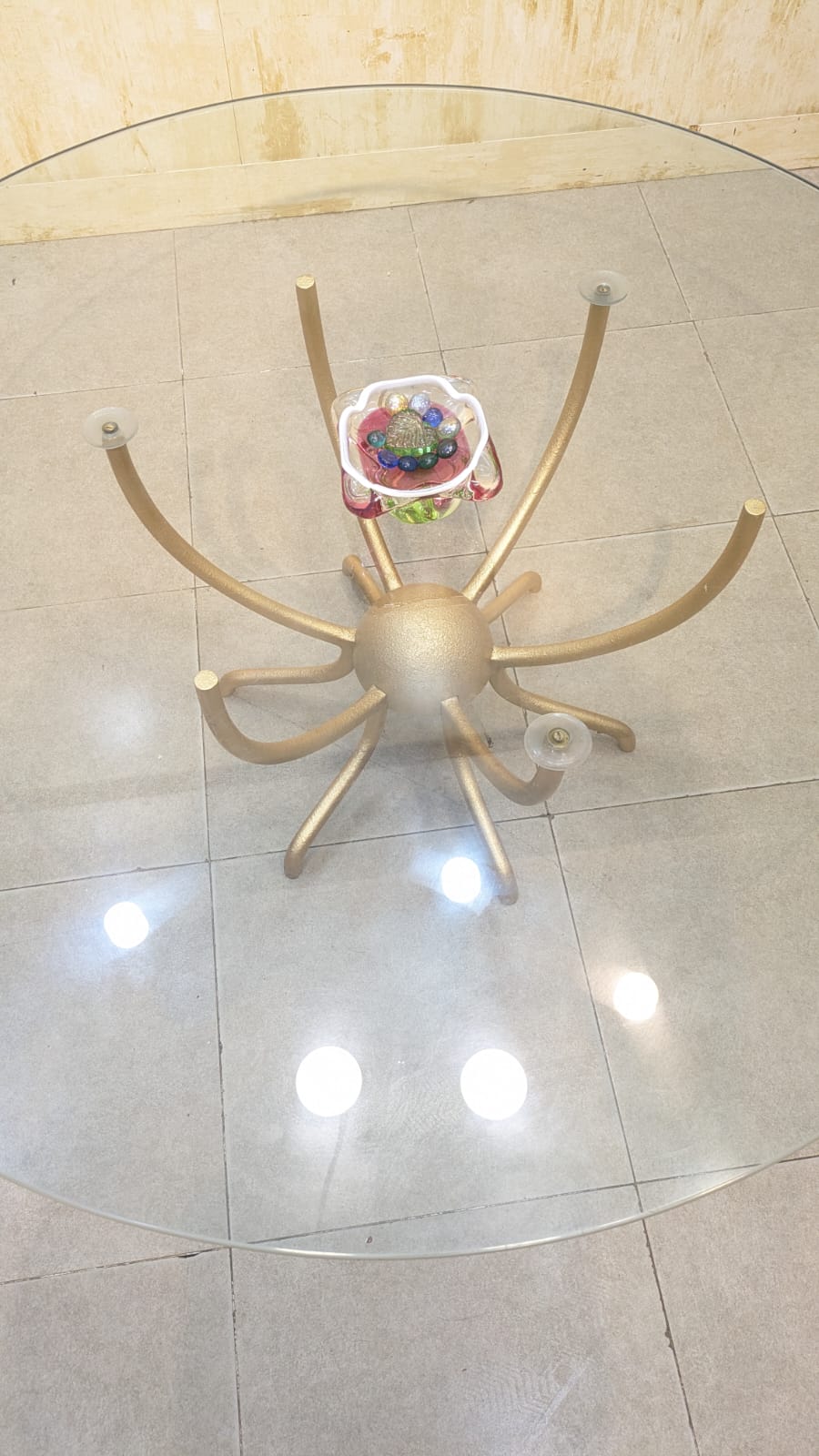 Elegant Gold deco Design Centre Table