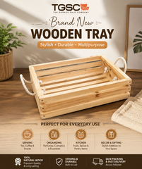 Brand New Multipurpose Wooden Tray