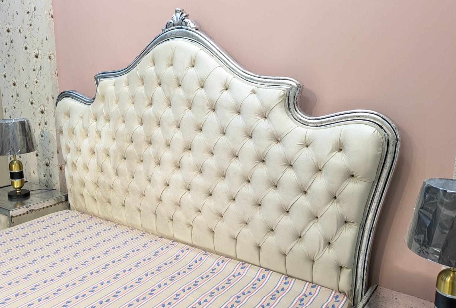 Brand New King Size Bed With 2 Side Table