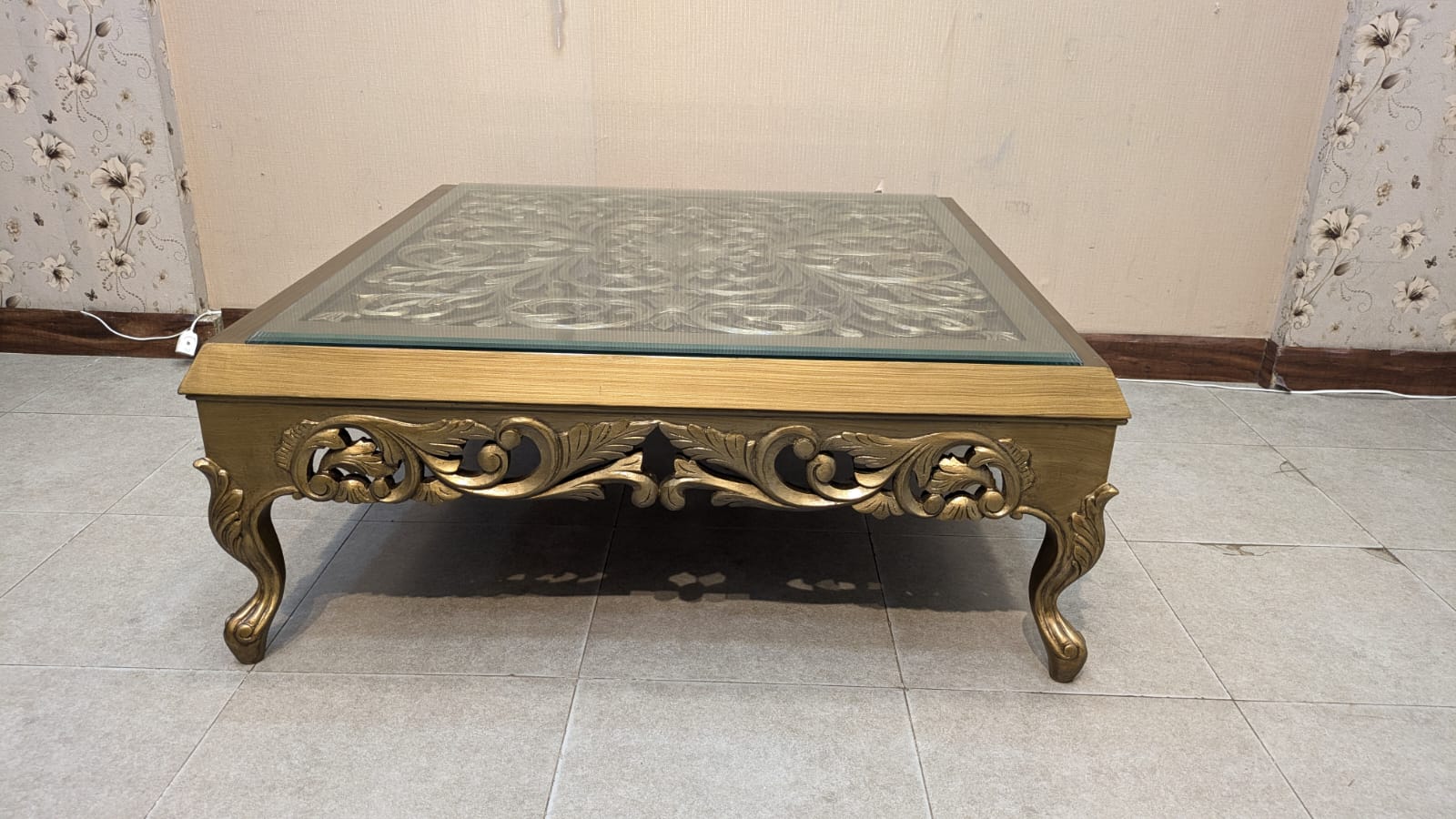 Center Table with 2 Side Tables Set