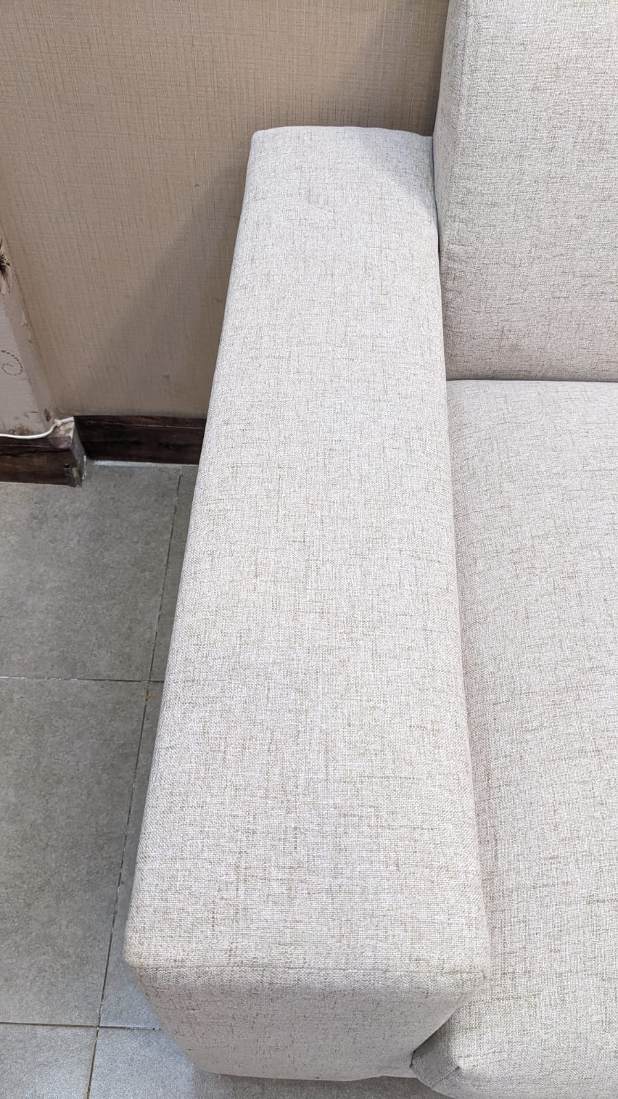 Modern Design 5 Seater L Shape Sofa Set with Center Table