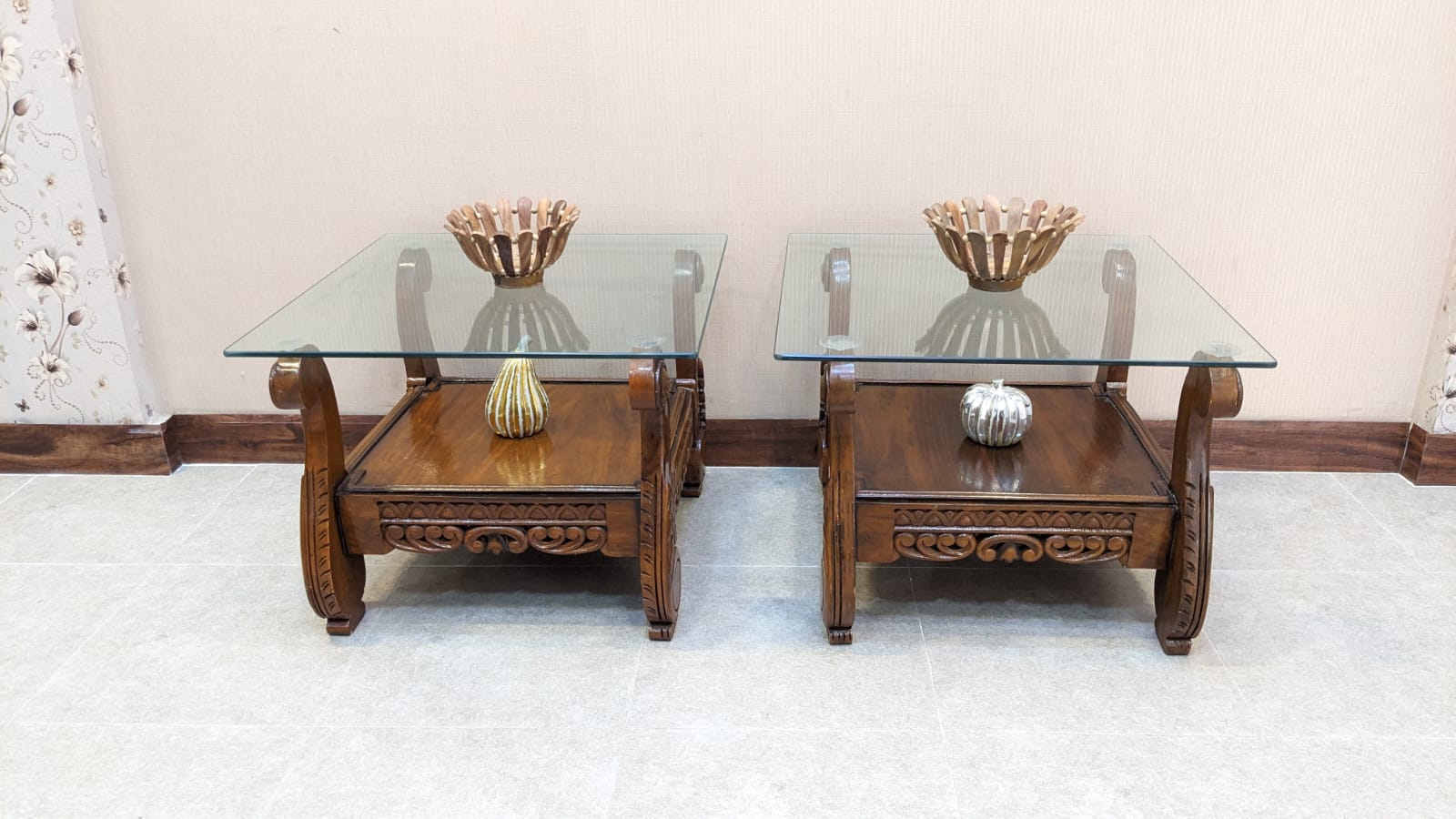 Pair Of Corner Tables
