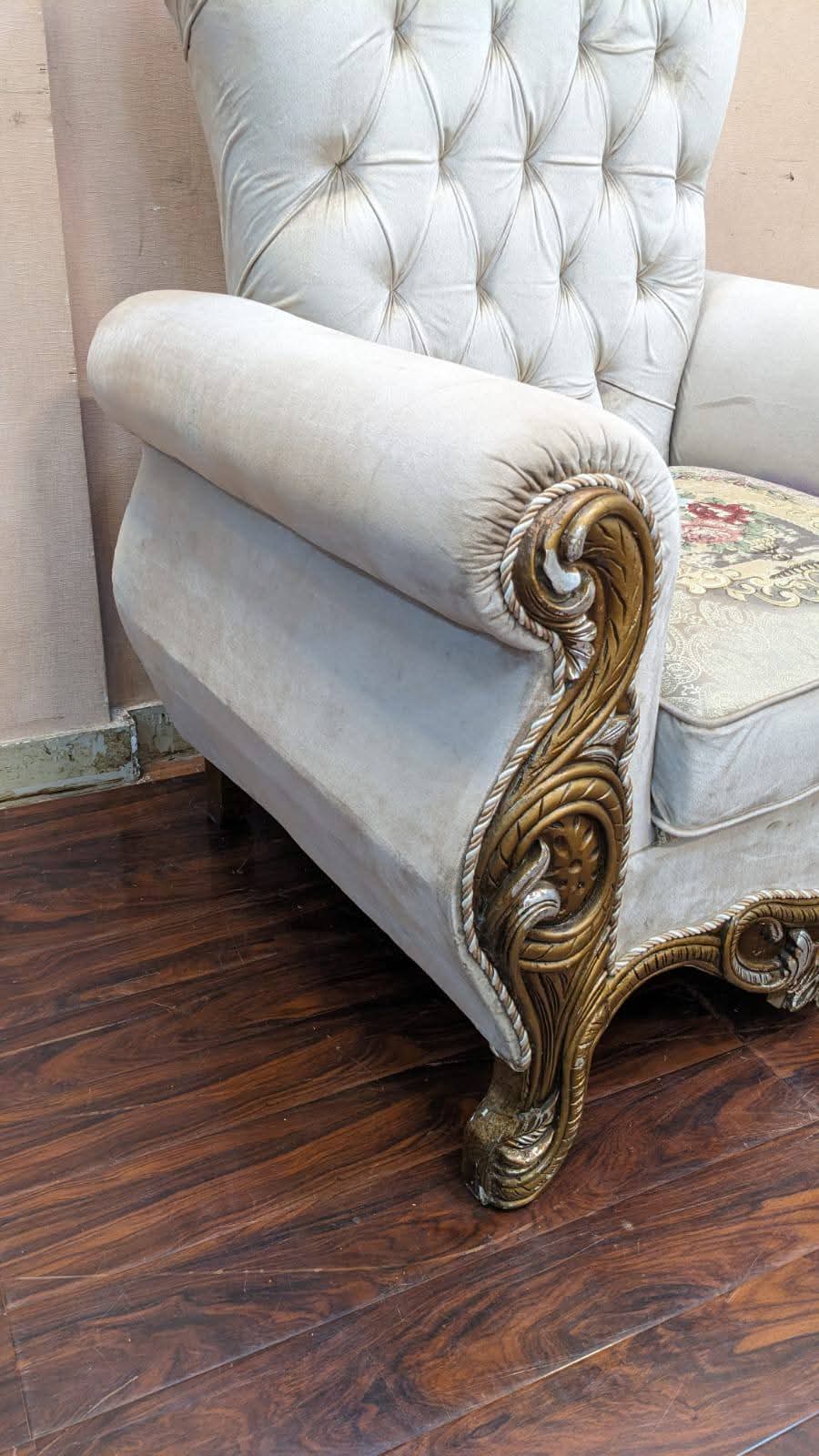 Pair Of High Back Chairs