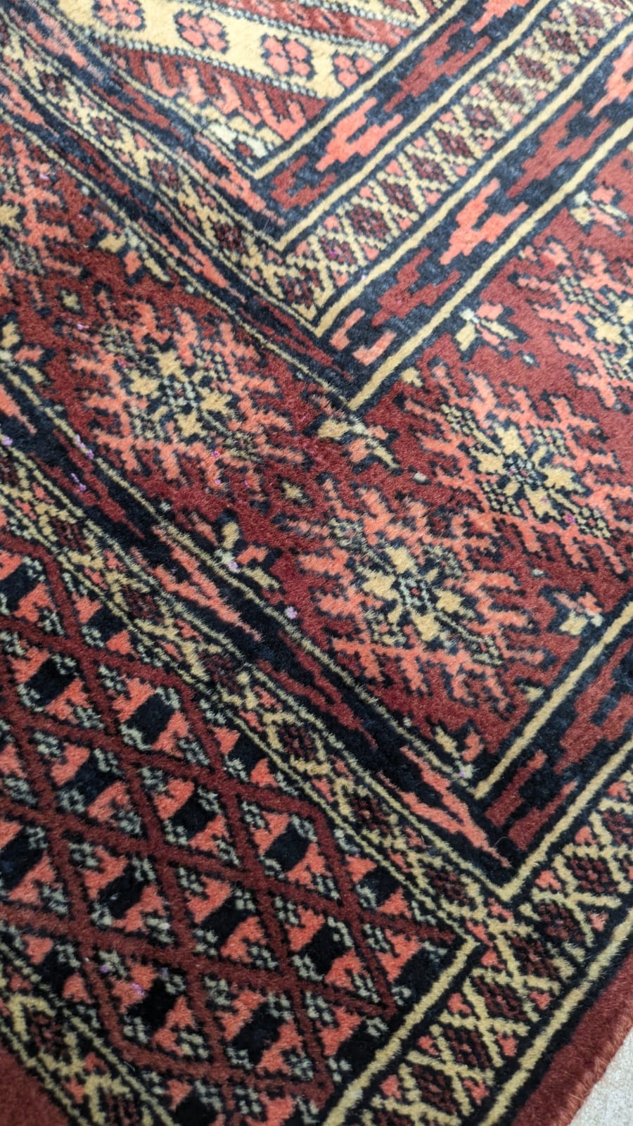 Vintage PAK Jaldar Hand Knotted Carpet