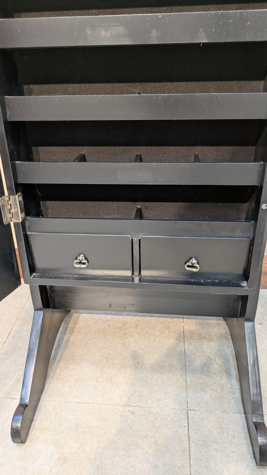Imported Jewelry Cabinet with Full Length Mirror