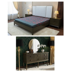 Modern King Size Bed Set