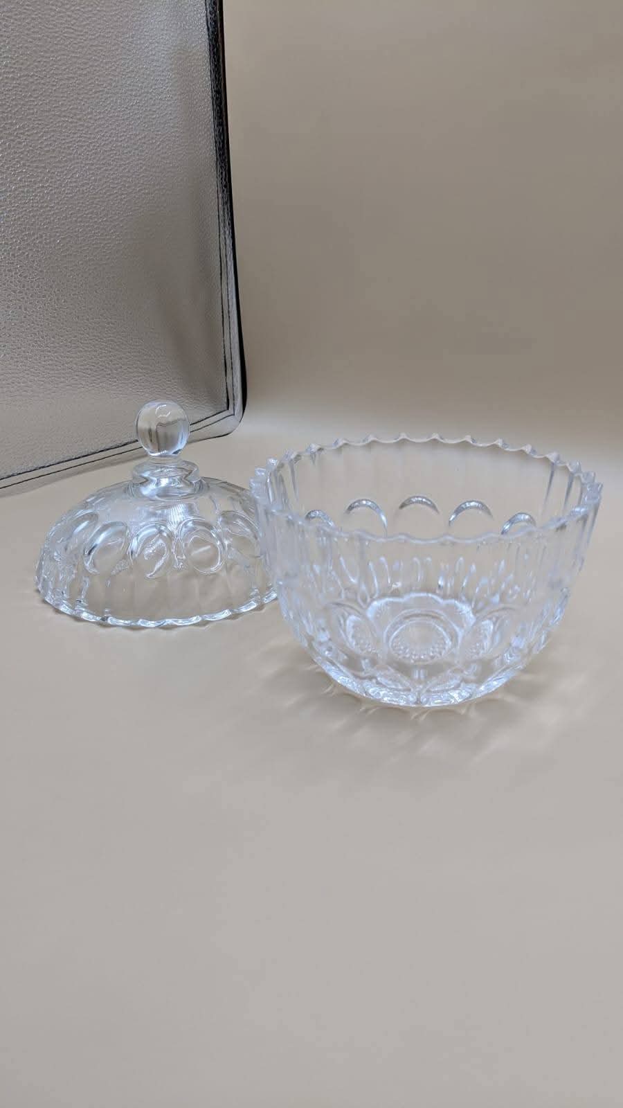 Decorative Glass Candy Jar