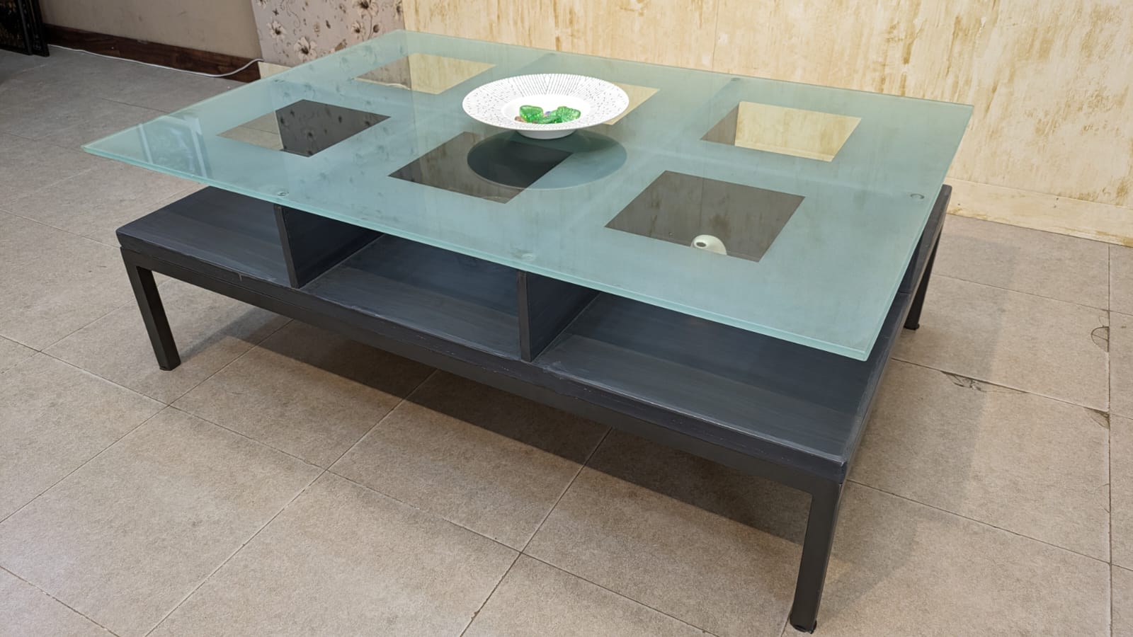 Center Table with 2 Side Tables