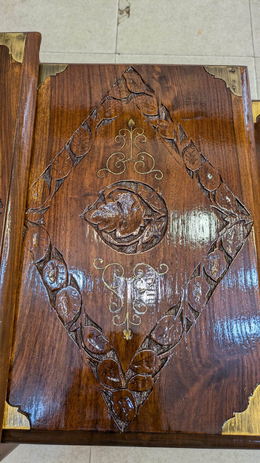 Solid Sheesham Wood Nesting Table