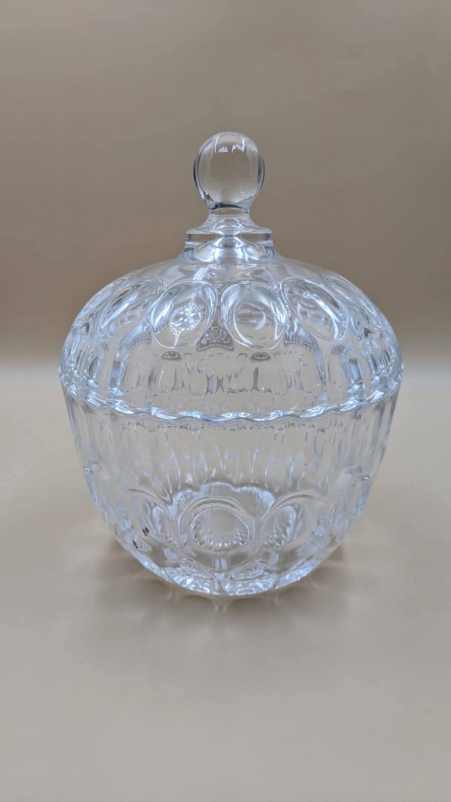 Decorative Glass Candy Jar