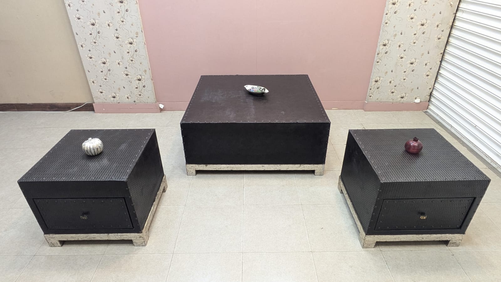Center Table Side Table Set