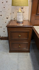 Pair Of Single Beds with 2 Side Tables