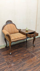 Solid Sheesham Wood Telephone Seattee