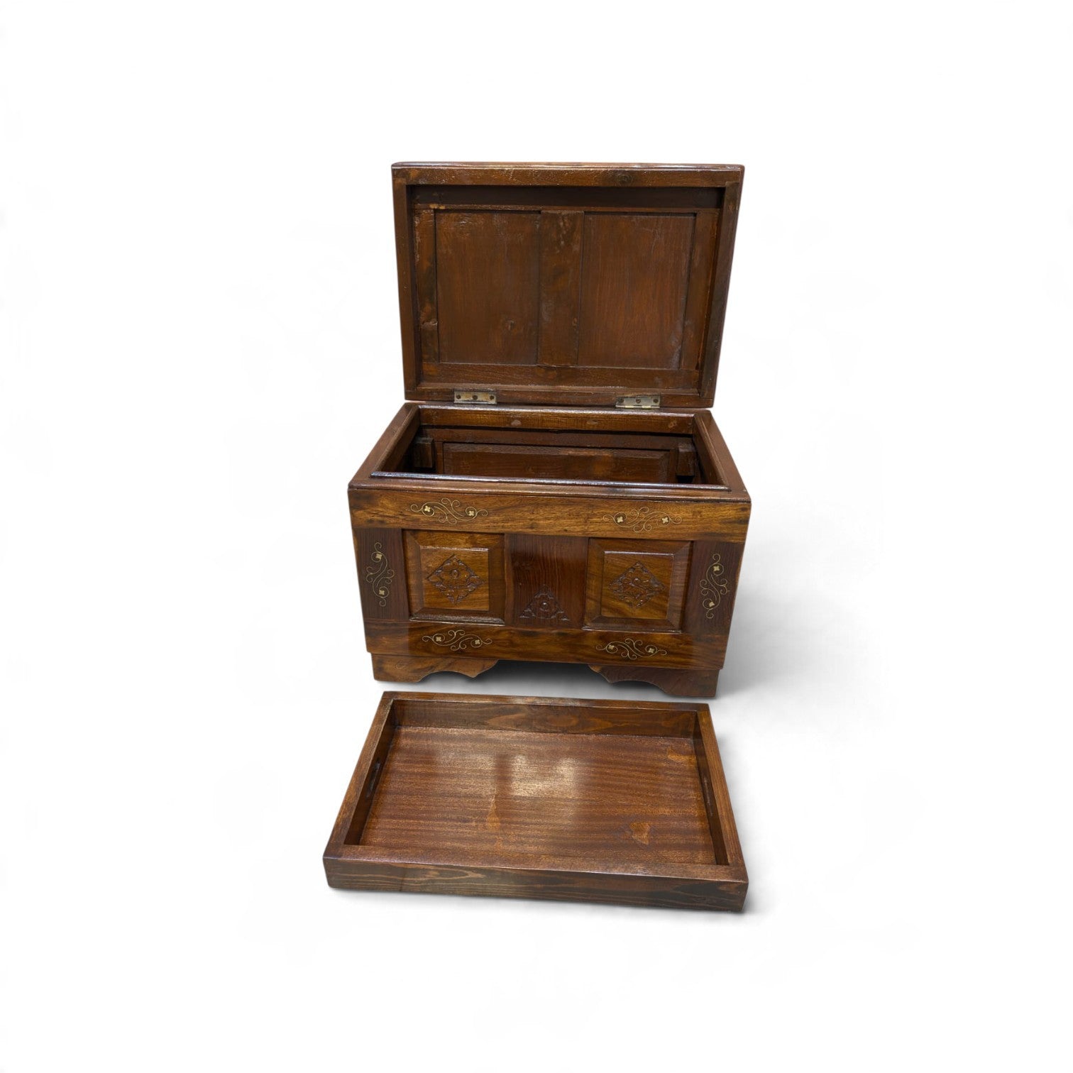 Brand New Unused Solid Sheesham Wood Trunk