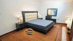 King Size Bed with 2 Side Tables and Dressing Table