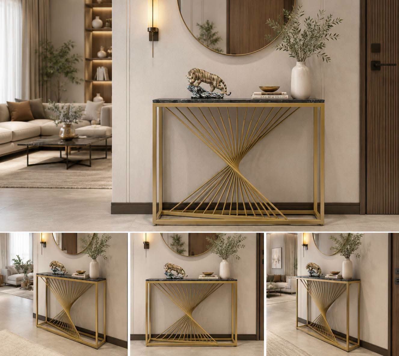 Marble Top Console