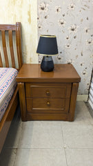 Elegant Diyar Wood King Size Bed Set ✨
