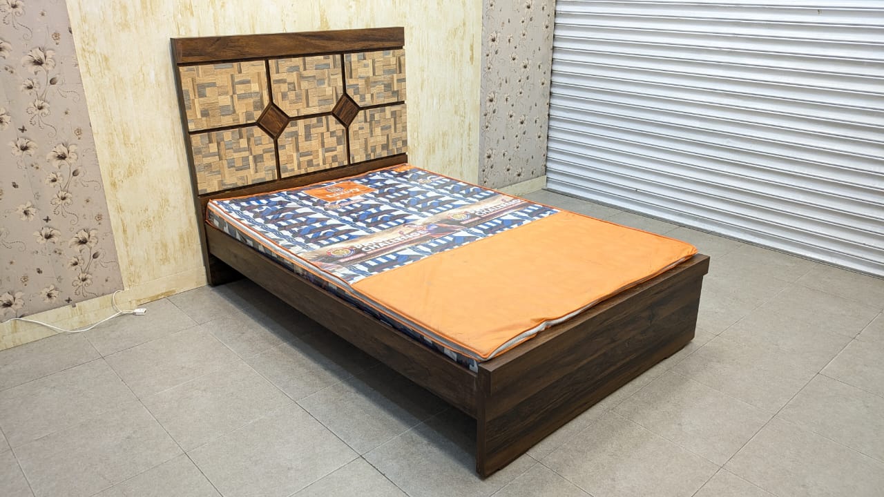 Twin Size Bed with Dura Foam Mattress