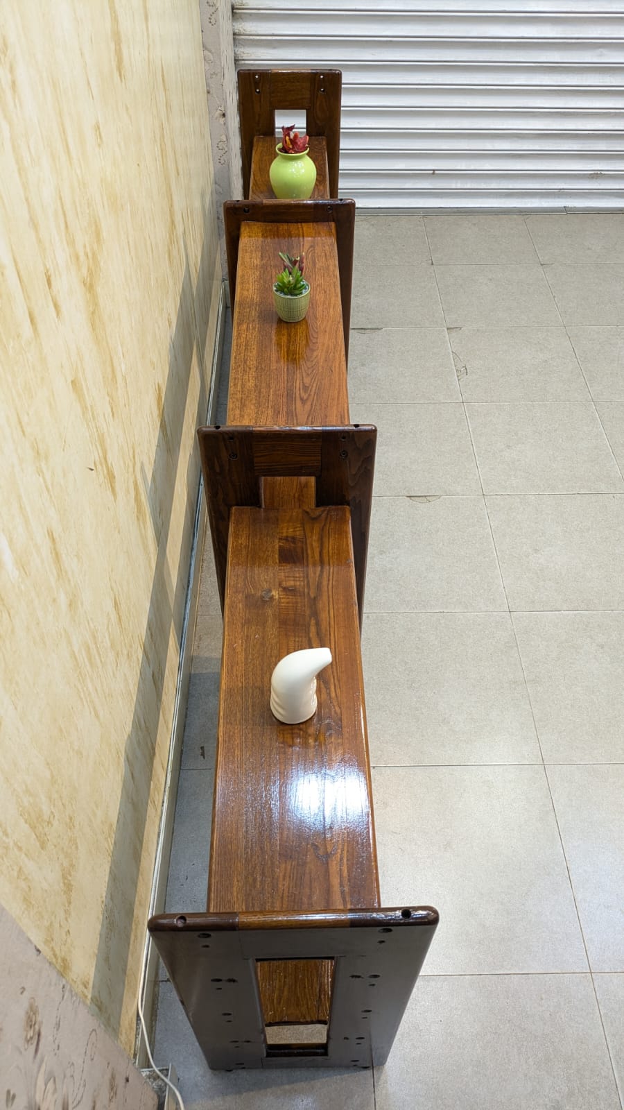 Imported 100% Solid Oak Wood Display Shelve