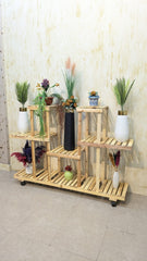Pure Wooden Display Rack
