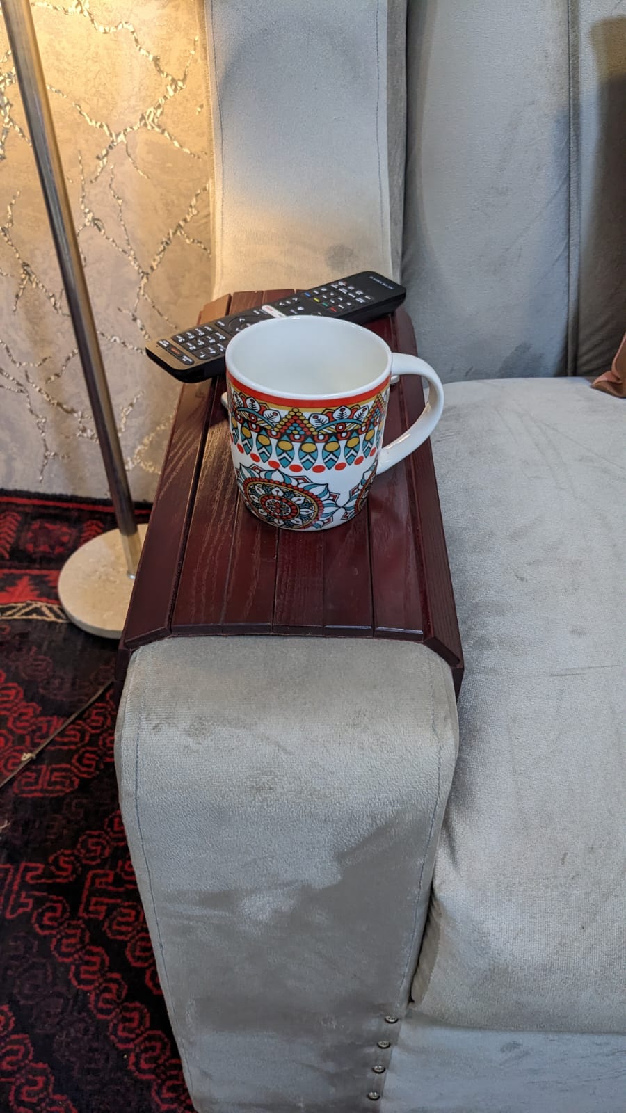Brand New Wooden Sofa Armrest Table