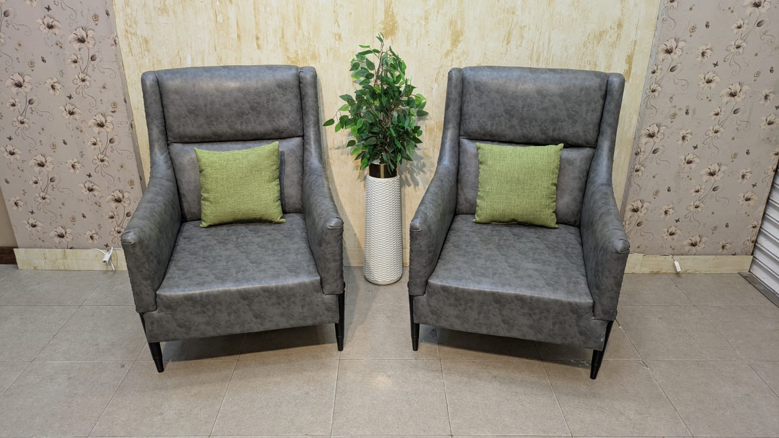 Pair Of Single Seater Sofas