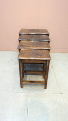 Brand New Unused Solid Sheesham Wood Nesting Table Set