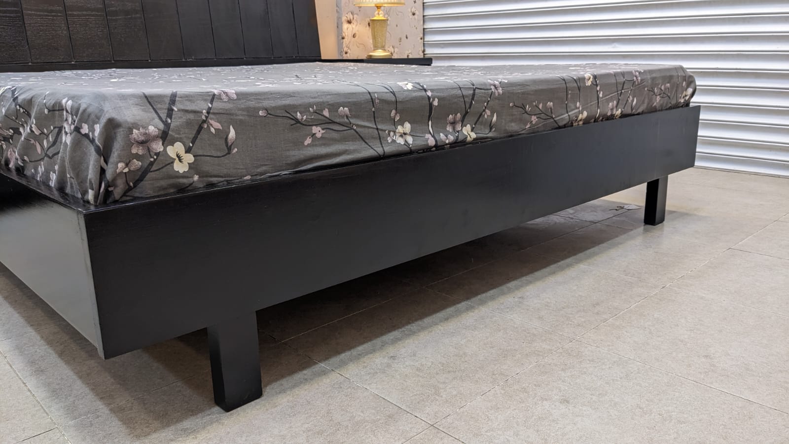 Habitt King Size Bed with 2 Side Tables