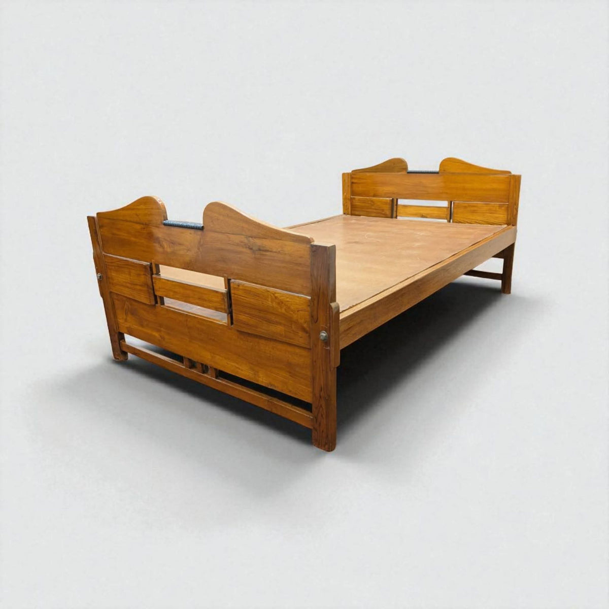 🔥Antique🔥 Solid Burma Teak Wood Twin Size Bed