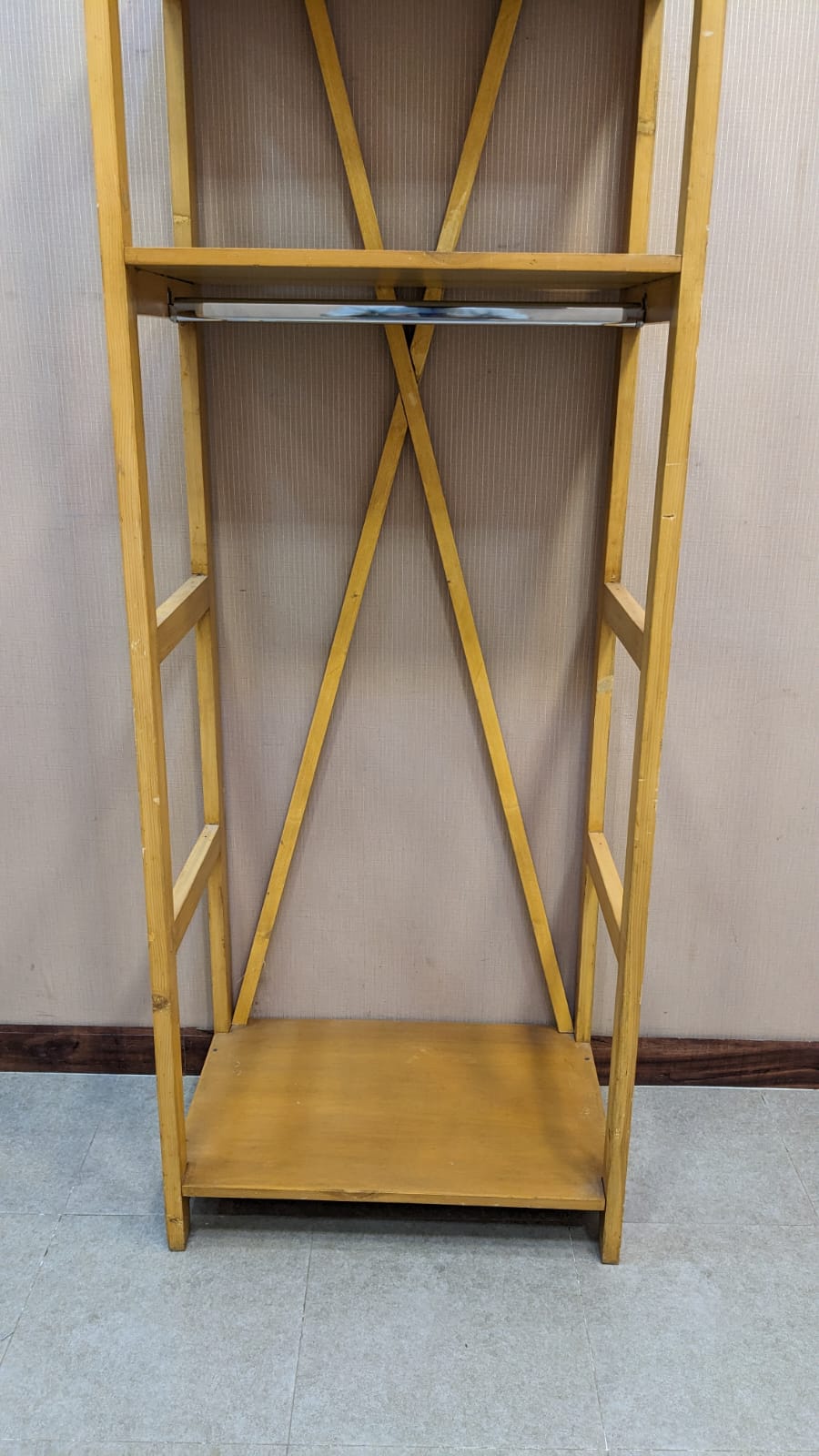 Pure Wooden Clothes Rack