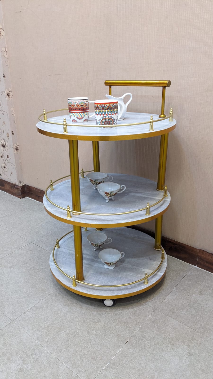 3 Tiers Tea Trolley